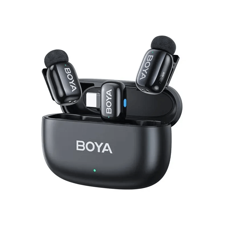 BOYA Mini 14 For Andriod Type C Dual Wireless Microphone With Charging Case