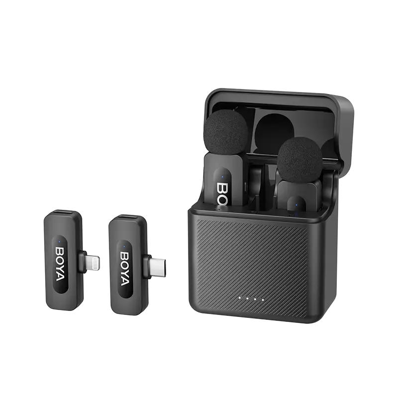 BY-V3-COMBO 2.4 GHz Dual-Channel Wireless Microphone