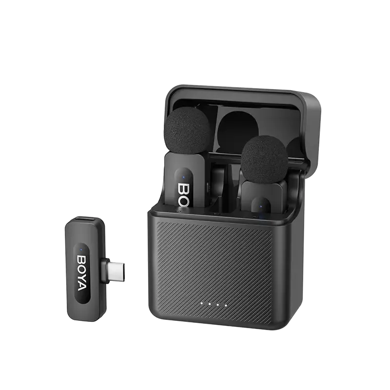 BY-V30 2.4 GHz Dual-Channel Wireless Microphone