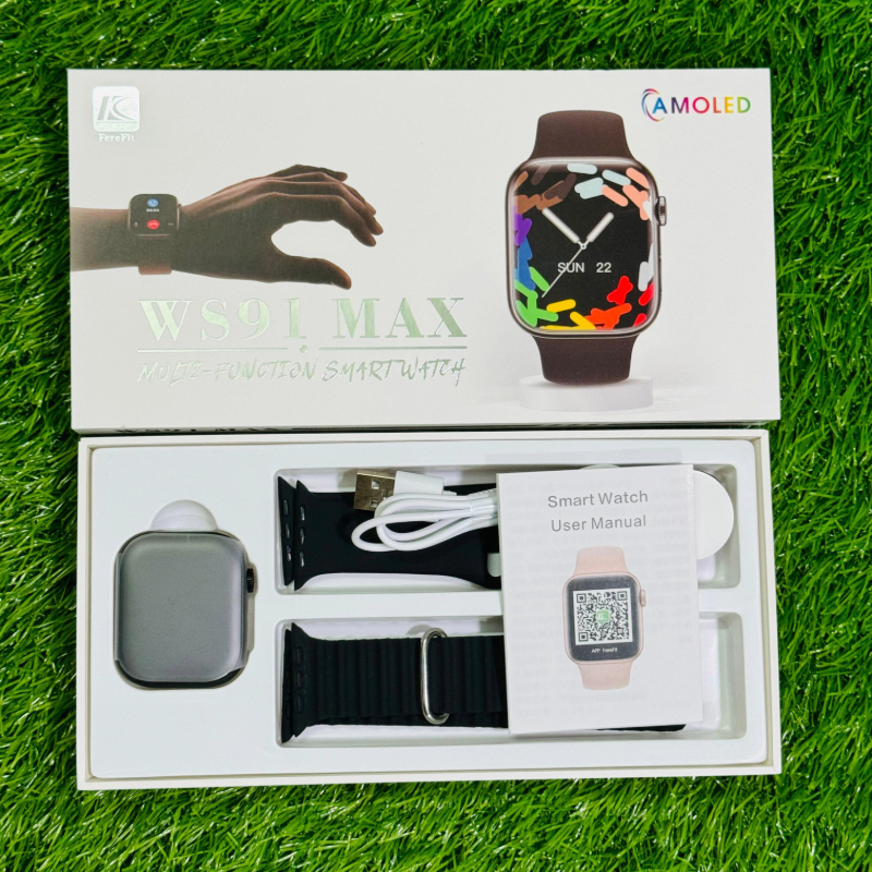 Max Multi Function Smart Watch - Amoled Display