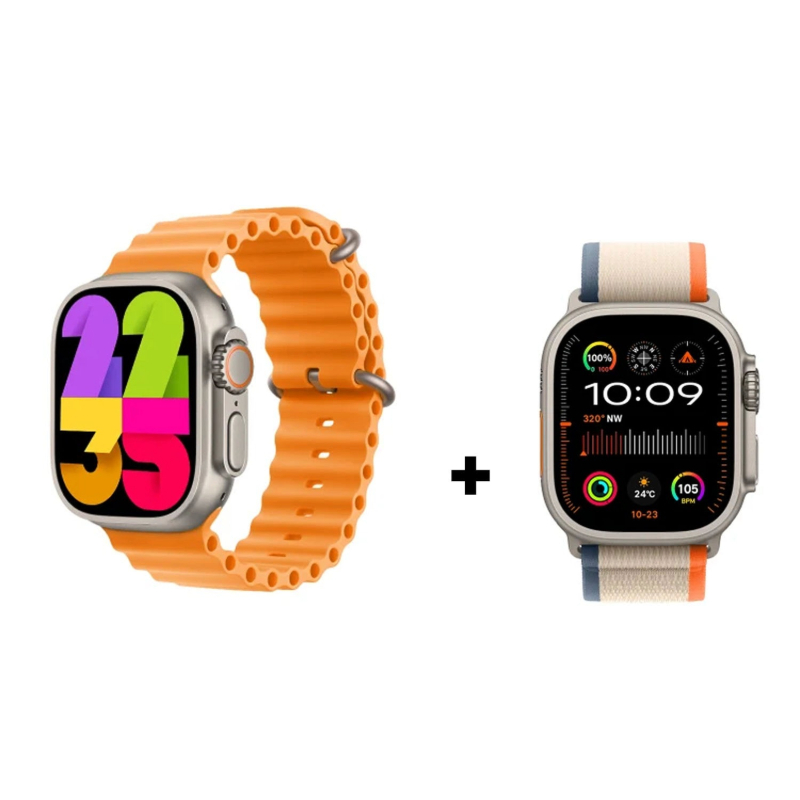 Ultra 2 SmartWatch Amoled 2.1 inch With ChatGPT Bluetooth Calling (Dual Style Straps)