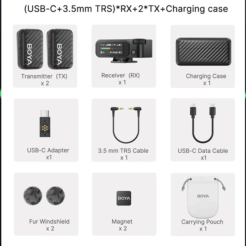 BOYA BOYAMIC 2 World's 1st AI Powered Mini Wireless Microphone - Image 2