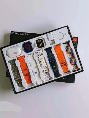 Smart watch with Earbuds Series 9 Smartwatch 11 in 1 Set With Adapter Wirel