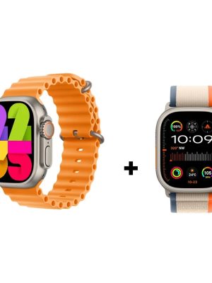 Ultra 2 SmartWatch Amoled 2.1 inch With ChatGPT Bluetooth Calling (Dual Style Straps)