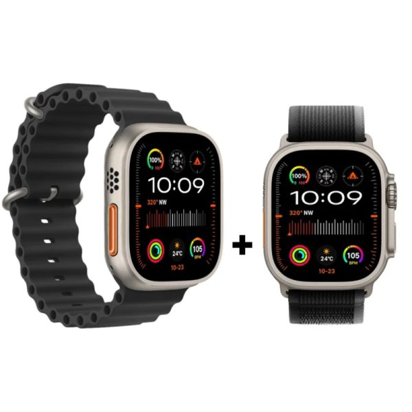 Ultra 2 SmartWatch Amoled 2.1 inch With ChatGPT Bluetooth Calling (Dual Style Straps) - Image 3