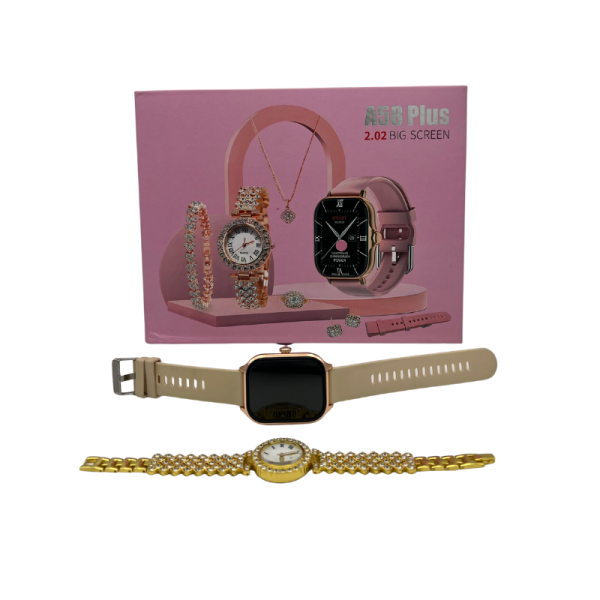 A58 Plus Ladies Smart Watch with Jewelry Gift Box